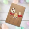 Beautiful Handmade Easter Eggs Card - Easter Greeting Card Beautiful handmade Easter eggs card with beautiful colourful eggs. Made in the UK by using eco-friendly materials.