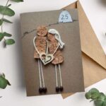 Luxury Anniversary Card That Will Make Their Hearts Melt. Made of natural elements in the Bollington, UK.